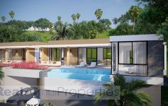 New 3-Bed Pool Villas, Estate with CCTV, Bo Phut Hillside